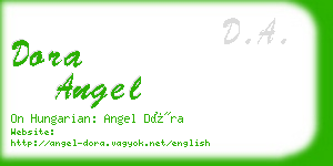 dora angel business card